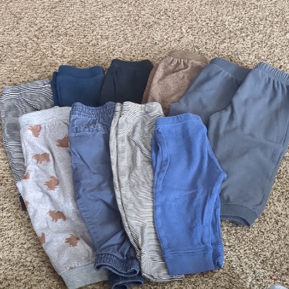 Assorted Kids Bottoms Set- 10 Pairs Of 18 Month Pants!!